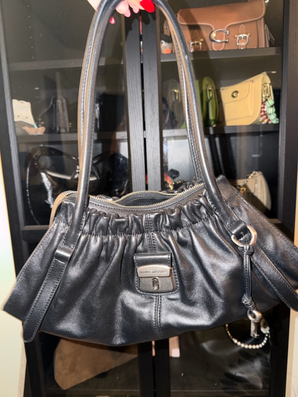 Marc Jacobs Black Cristina Satchel